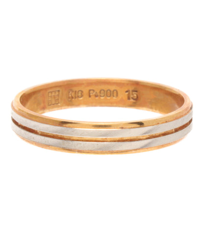 Ring K18 PT900 Women Size No. 15 (Ring)