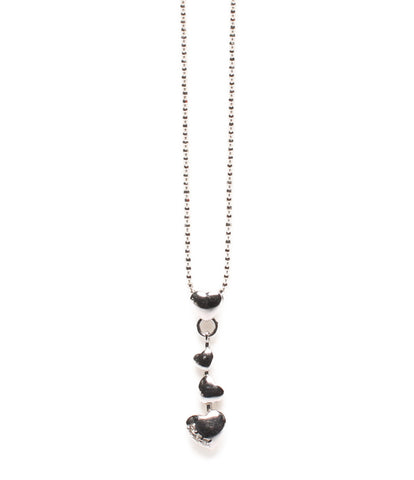 Folli Follie Necklace K18 Diamond 0.03CT Heart Motif Women (Necklace) FOLLI FOLLIE