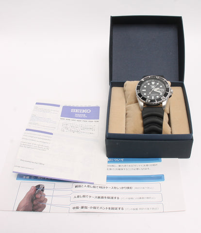 セイコー 腕時計 5 SPORTS 自動巻き ブラック 7S36-03C0 メンズ SEIKO–rehello by BOOKOFF