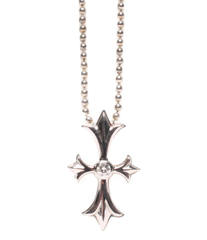 珠宝sv925 sv钻石0.345ct十字架女性（项链）