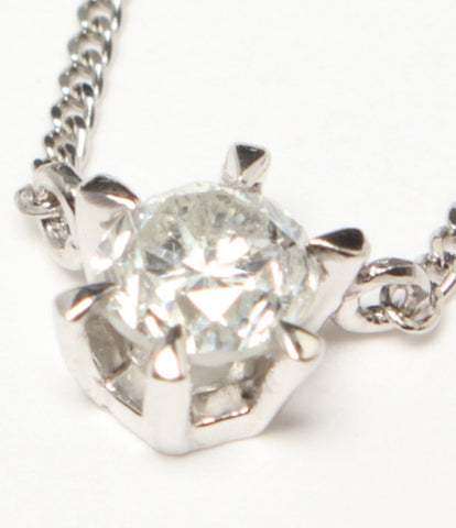 21471120 Necklace PT900 PT850 Diamond 0.35ct Women's (Necklace)