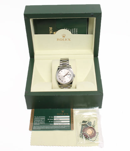 ロレックス 美品 腕時計 オイスターパーペチャアル  デイトジャスト  自動巻き シルバー 116200 メンズ   ROLEX