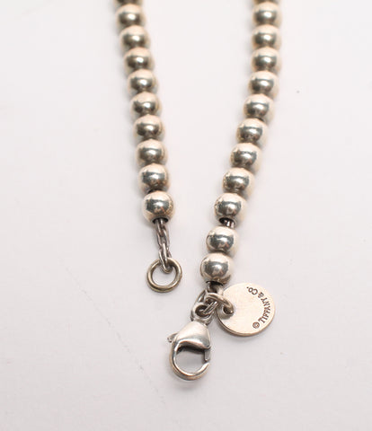 Tiffany Good Condition Bracelet SV925 Rubed Metal Mini Heart Tag Bead Chain Ladies (Bracelet) TIFFANY & Co.