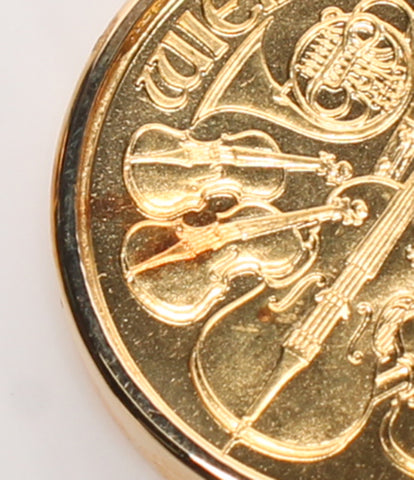 จี้เหรียญยอดนิยม K18 ทองคำบริสุทธิ์เวียนนา Harmony Gold Coin สุภาพสตรี (อื่น ๆ ) Tanaka Kikinzoku