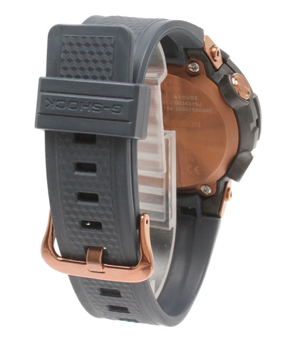 カシオ 美品 腕時計 Bluetooth メタルベゼル G-STEEL G-SHOCK ソーラー  GST-B200G-2AJF メンズ   CASIO