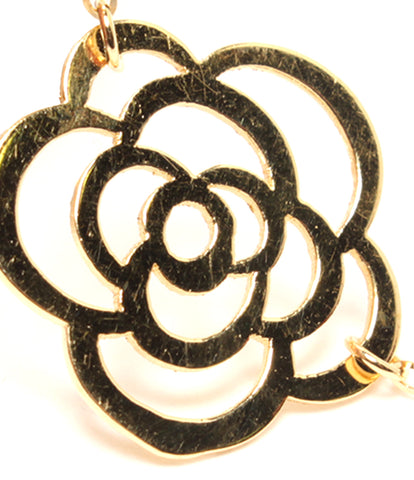 21471120 Good Condition Necklace K18 Camellia Motif Ladies (Necklace)