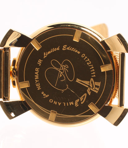 ガガミラノ  腕時計 for NEYMAL JR LIMITED EDITION  クオーツ ブラック  メンズ   GaGa MILANO