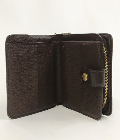 ルイヴィトン  二つ折り財布 コンパクトジップ ダミエ   N61668 レディース  (2つ折り財布) Louis Vuitton