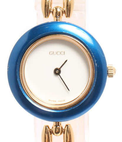 Gucci watch change Bezel Watch quartz white 11 / 12.2 ladies
