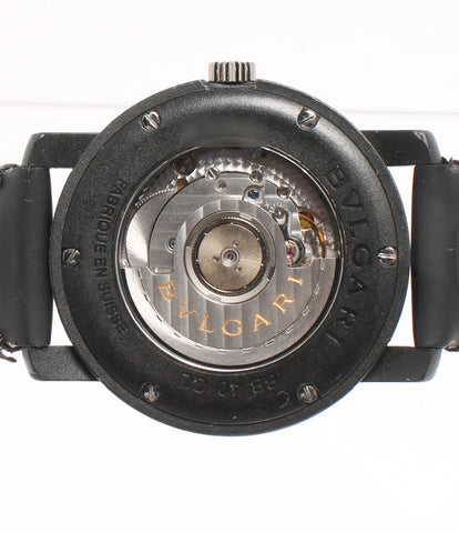 ブルガリ  腕時計 カーボンシルバー 裏スケルトン　 ブルガリブルガリ 自動巻き  BB 40 CL メンズ   Bvlgari