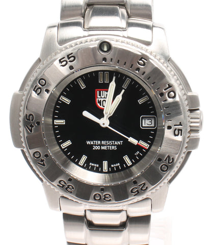 ルミノックス 腕時計 NAVY SEAL STEEL 3200 SERIES クオーツ ブラック