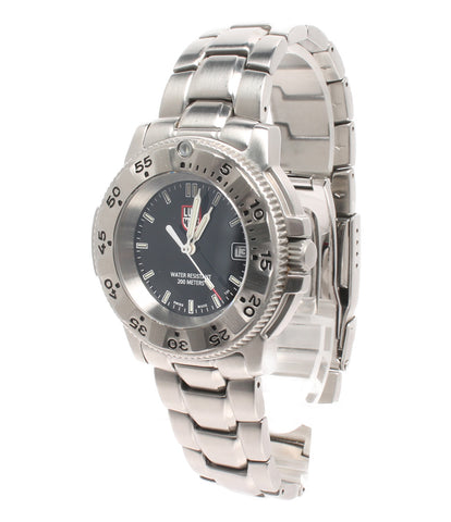 ルミノックス 腕時計 NAVY SEAL STEEL 3200 SERIES クオーツ ブラック ...