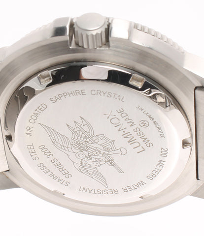 ルミノックス 腕時計 NAVY SEAL STEEL 3200 SERIES クオーツ ブラック