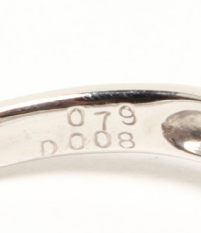 แหวน Pt900 ทับทิม 0.79ct เพชร 0.08ct ผู้หญิง SIZE No. 8 (Ring)