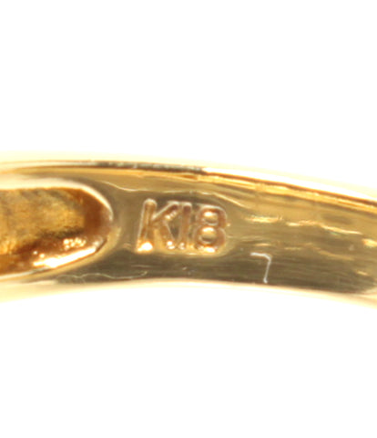 戒指 K18 石榴石女士 SIZE 9 （戒指）