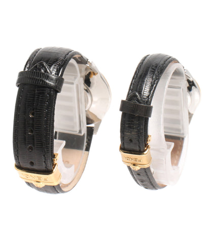 Fendi Watch Pair Watch Quartz White 2000G Unisex FENDI