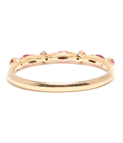 Star Jewelry Ring K18 Ruby Women Size No. 8 (Ring) Star Jewelry