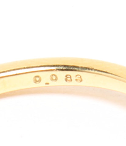 21471120 Ring K18 Diamond 0.033ct Ladies SIZE No. 9 (Ring)