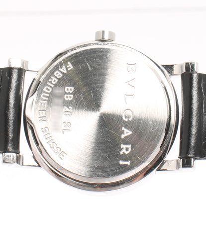 ブルガリ  腕時計   クオーツ ブラック BB 26 SL レディース   Bvlgari