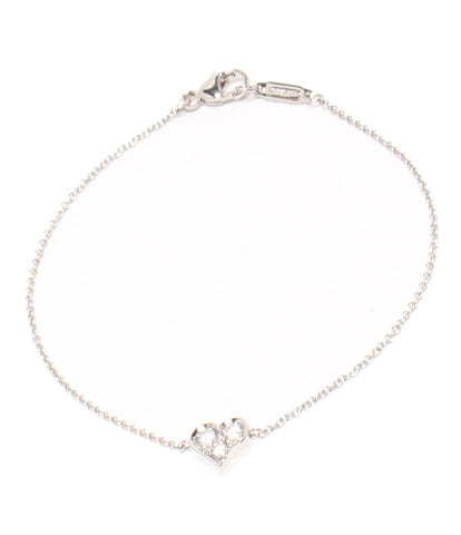 สร้อยข้อมือทิฟฟานี่ Pt950 Diamond Sentimental Heart Motif Ladies (Bracelet) TIFFANY & Co.