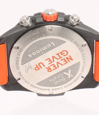 ルミノックス 美品 腕時計 BEAR GRYLLS SURVIVAL  クオーツ ブラック Ref.3749 メンズ   LUMINOX