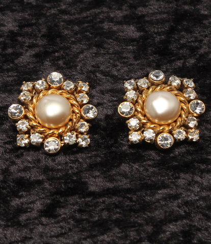 Chanel Earrings Facepar Rhinestone Women (Earrings · Earrings) Chanel