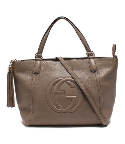 Gucci 2way Handbag Shoulder Bag Soho 369176 493075 Women GUCCI