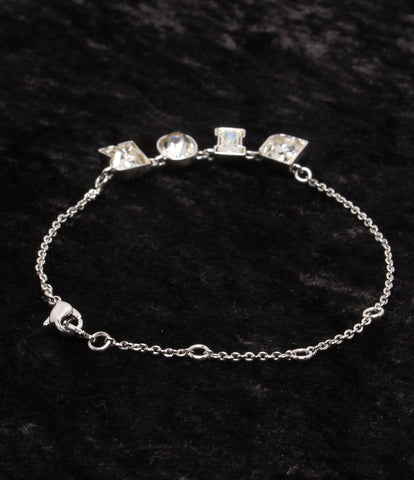 Christian Dior Necklace Bracelet Earrings 3-Piece Set Logo Motif Ladies (Necklace) Christian Dior
