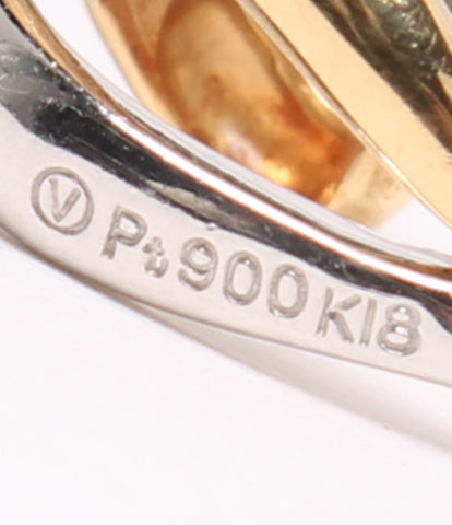Vandome Pierce K18 Pt900 Diag, Ladies (Pierce Earring) VENDOME
