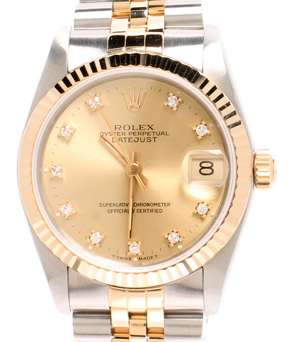 Rolex Watch Date Just Oyster Pertal Automatic Gold 68273 Women's Rolex
