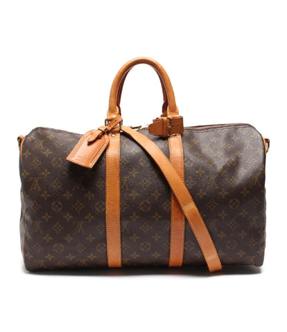 Louis Vuitton 2WAY Boston Bag Shoulder Bag Ke Pol Band Rieere 45 Monogram M41418 Unisex Louis Vuitton