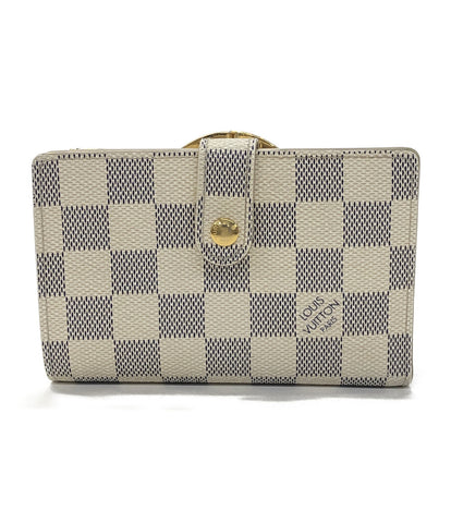 ルイヴィトン  二つ折り財布 がま口 ポルトフォイユ ヴィエノワ ダミエアズール   N61676 レディース  (2つ折り財布) Louis Vuitton