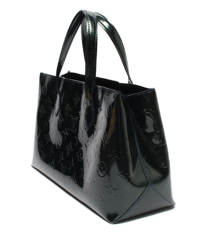 Louis Vuitton Tote Bag Handbag Square Horizontal Total Green Navy Wilshire PM Verni M93684 Ladies Louis Vuitton