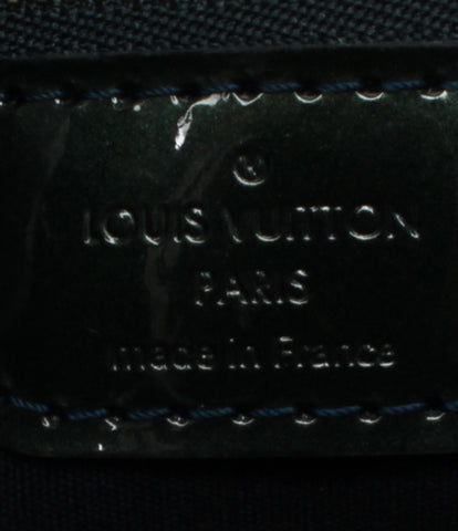 ルイヴィトン  トートバッグ ハンドバッグ スクエア 横型 総柄 グリーン ネイビー ウィルシャーPM ヴェルニ   M93684 レディース   Louis Vuitton
