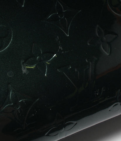 ルイヴィトン  トートバッグ ハンドバッグ スクエア 横型 総柄 グリーン ネイビー ウィルシャーPM ヴェルニ   M93684 レディース   Louis Vuitton