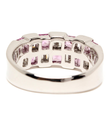 美容产品戒指K18粉色蓝宝石1.13CT钻石0.70ct女装12号（戒指）