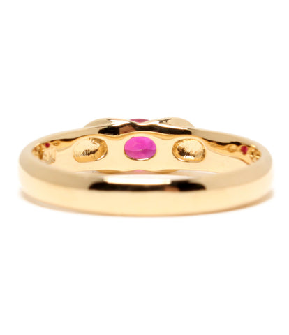 美容产品环K18红宝石戒指女装12号（环）