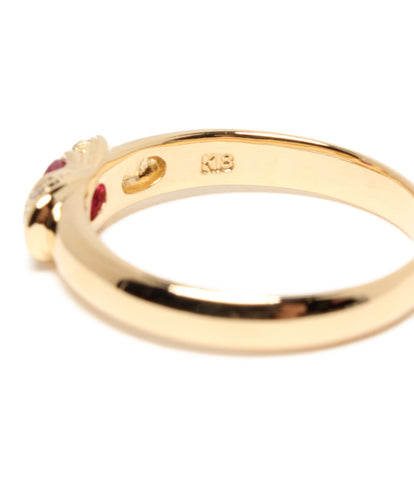美容产品环K18红宝石戒指女装12号（环）