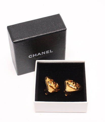 Chanel Earrings 93P Heart Motif Women (Earrings Earrings) Chanel