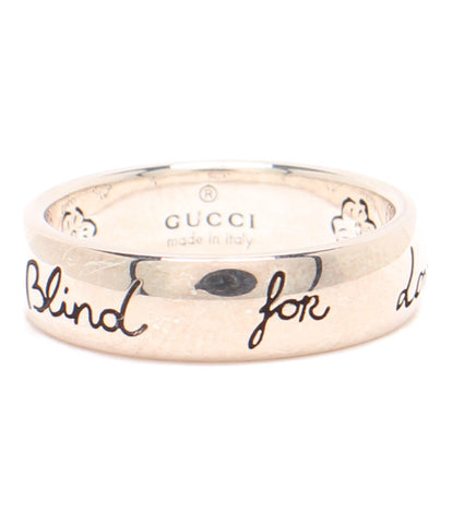 Gucci戒指SV925盲目的爱情盲人四人爱情女性尺寸11（戒指）GUCCI