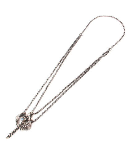 Necklace SV925 Angel Sword Double Chain Men's (Necklace) Bizarre