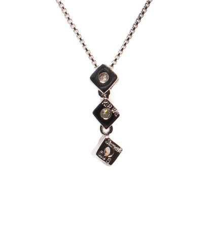 Beauty Product Necklace K18WG Diamond 0.05ct Women (Necklace) scarabe