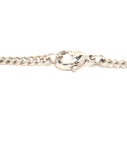 Pre-Owned Louis Vuitton LOUIS VUITTON locket necklace monogram M62484  pendant men's silver (Good) 