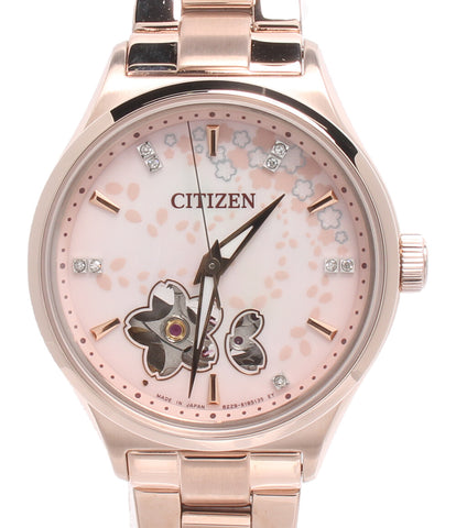 シチズン  腕時計 COLLECTION 桜   自動巻き ピンク 8229-S120446 レディース   CITIZEN