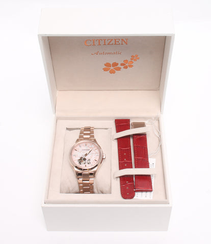 シチズン 腕時計 COLLECTION 桜 自動巻き ピンク 8229-S120446