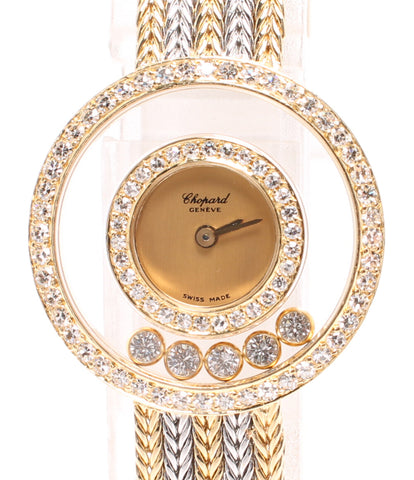 ショパール 美品 腕時計 ハッピーダイヤモンド  クオーツ  4097 レディース   chopard