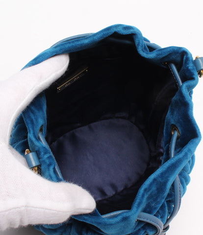 ミュウミュウ 美品 ショルダーバッグ 巾着型 ベルベット     5BE014  レディース   MiuMiu
