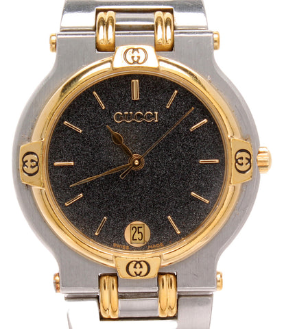 Gucci Watch Quartz Black 9000M Men's GUCCI