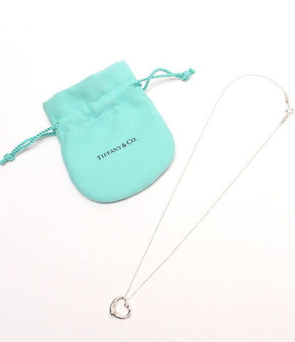 Tiffany美容产品项链SV925粉红色蓝宝石张开心脏小吊坠女性（项链）Tiffany＆Co。