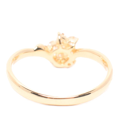แหวนผลิตภัณฑ์ความงามแหวน K18 เพชร 0.15ct ผู้หญิงขนาด 8 (แหวน)